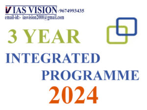 IAS VISION 3 Year Integrated Programme